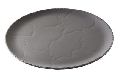 Basalt Rund Flat Tallerken 28,5Cm Matt Slate Style