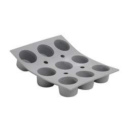 Silicone Mold Elastomoule muffins / 9 Portions