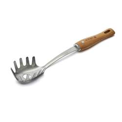 Spaghetti Spoon St. Steel Wooden Bbois Handle
