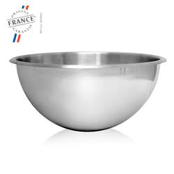 St. Steel Hemispherical Bowl Dia:35 Cm