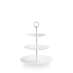 Alchemy Ambience White Standard Rim Three Tier Tallerken Tower Top Tallerken 16.2Cm