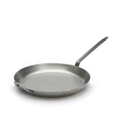 Steel Round Lyonnaise Frypan - Carbon