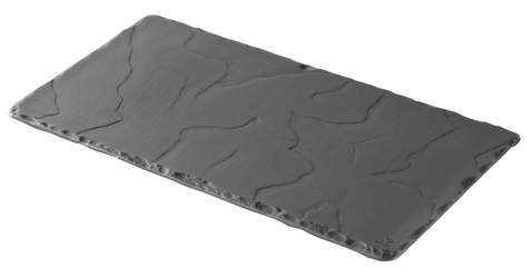 Basalt Rectangular Tallerken 30X20Cm Matt Slate Style