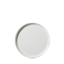 CONTRE JOUR Plate 21cm Alabaster white