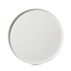 CONTRE JOUR Plate 30cm Alabaster white