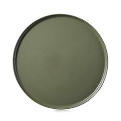 CONTRE JOUR Plate 30cm Olive green