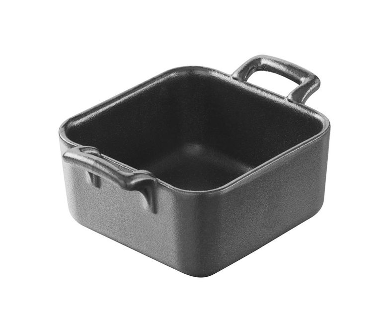 Belle Cuisine Mini Kvadrat Ildfast,Dyp 7Cm 8Cl Cast Iron Style