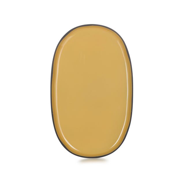 Caractere Oval Tallerken Tumeric
