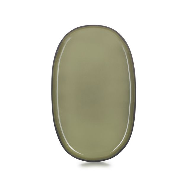 Caractere Oval Tallerken 35,5 x 21,8cm Cardamom