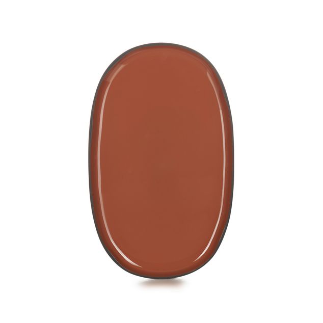 Caractere Oval Tallerken Cinnamon