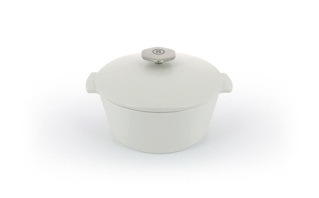 Revolution 2 Rund Cocotte 9''/22Cm Satin-White Induction