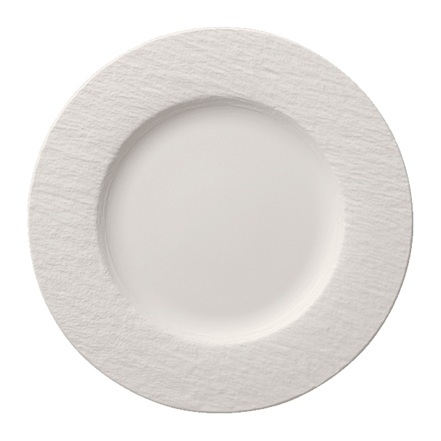 The Rock White Flat Plate 27Cmø