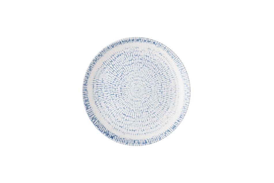 Inked Cascade Indigo Evolve * Coupe Plate * 21.7cm
