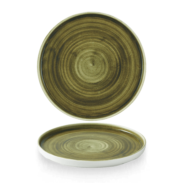 Stonecast Plume Green Walled Tallerken 26Cm