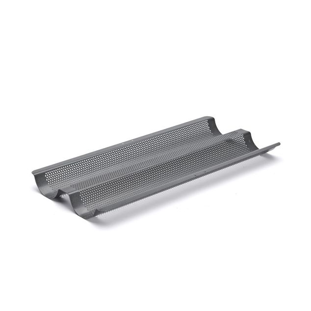 Double Baguette Perforiert Baking Tray
