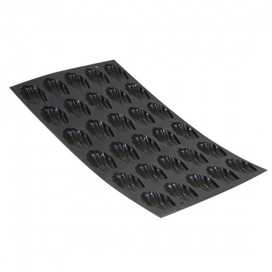 Moul Flex Silicone Black Mould-Mini Madeleines