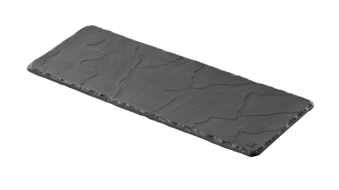 Basalt Rectangular Fat 30X11Cm Matt Slate Style
