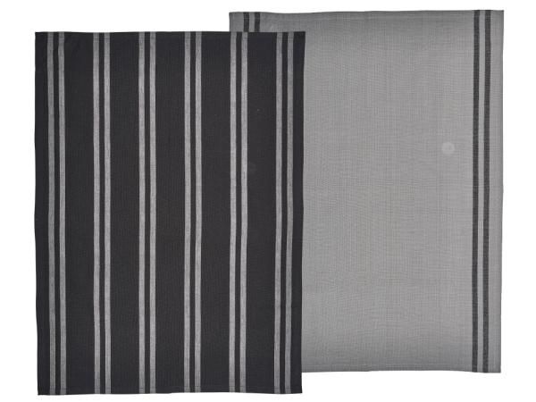 Kjøkkenhåndkle 50x70 Soft Svart 2 stk