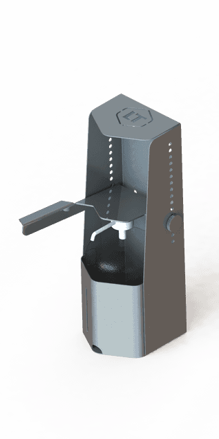 Louis Tellier Hygienic station hands-free - Pedal operated hydroalcoholic gel dispenser