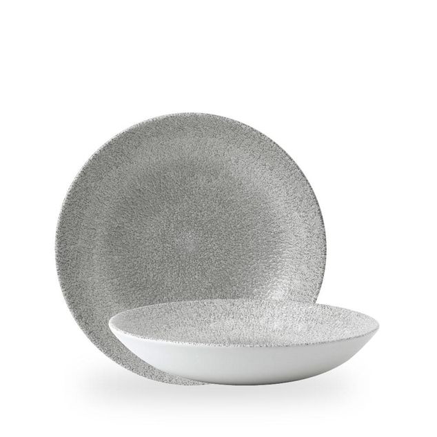 Raku Jasper Grey Evolve Coupe Bolle 24.8Cm