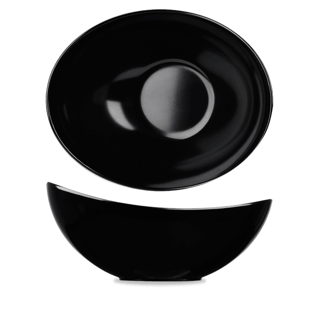 Plastic Melamine Black Moonstone Bolle 35.5 X 25 X 18Cm