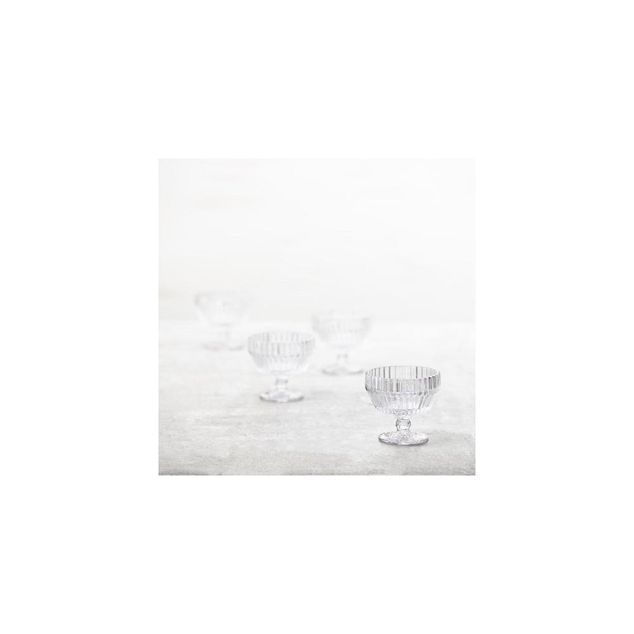 ARCHIE Footed Glass Bowl 11cm clear (6)