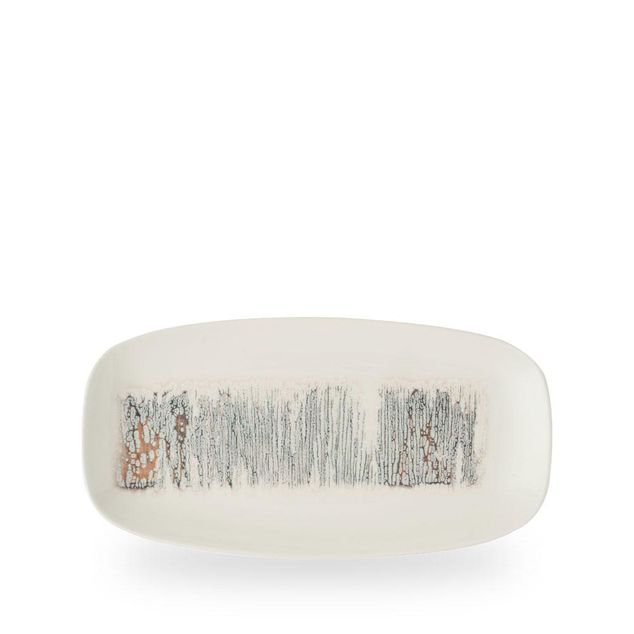 Lyra Pink Oblong Plate 29.8 x 15.3cm