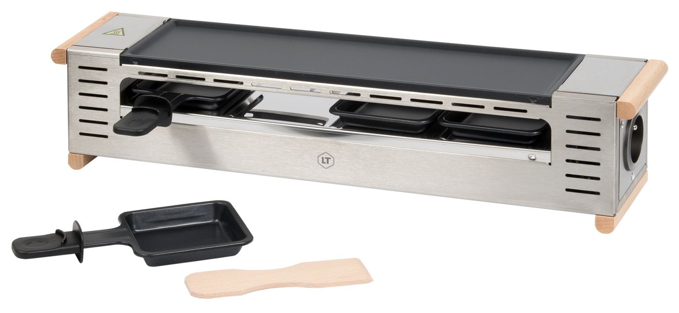Louis Tellier (Bron Coucke) Professional raclette appliance Bron Coucke - 230 V, 600 W + 4 frying pans
