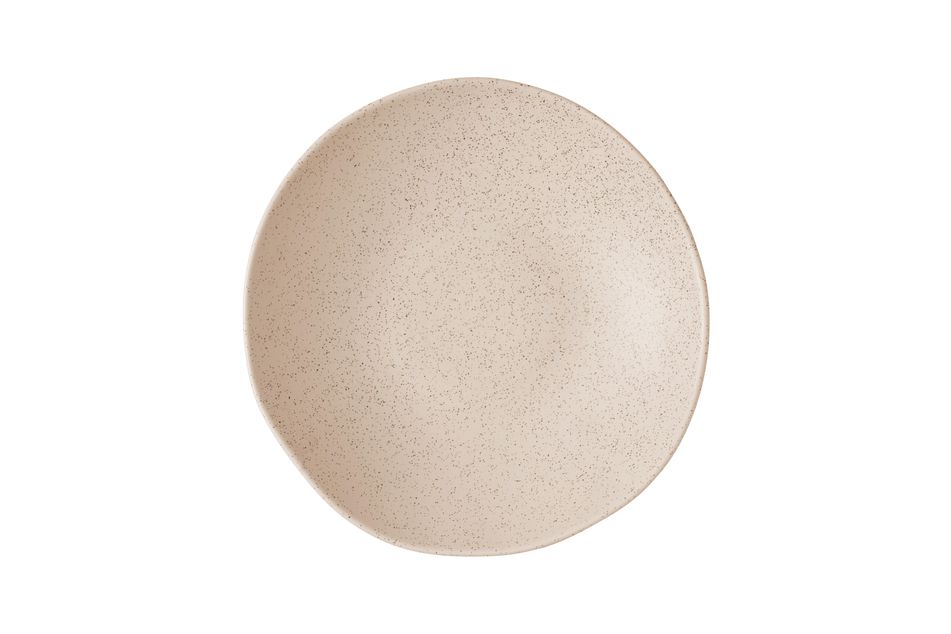 Stonecast Nutmeg Cream Natural Organic Coupe Bowl * 25cm H:5cm 150cl