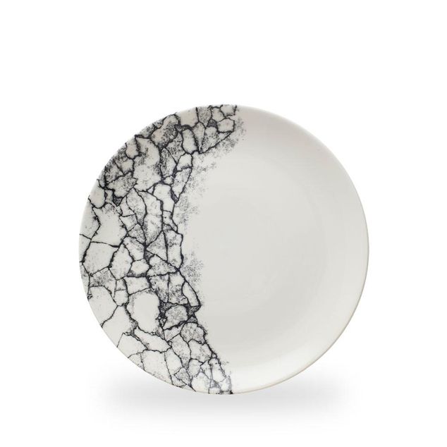 Kintsugi Accents Quartz Black Evolve Coupe Tallerken 26Cm