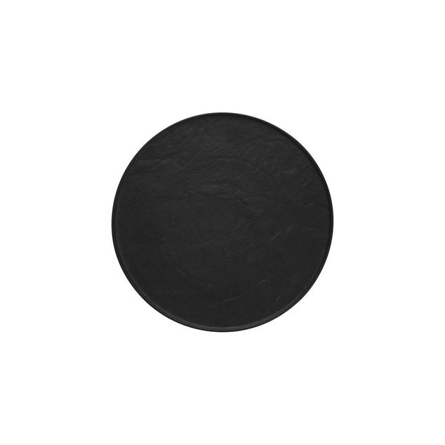 NATURE DARK Plate flat round - Ø29,5cm - H:10cm