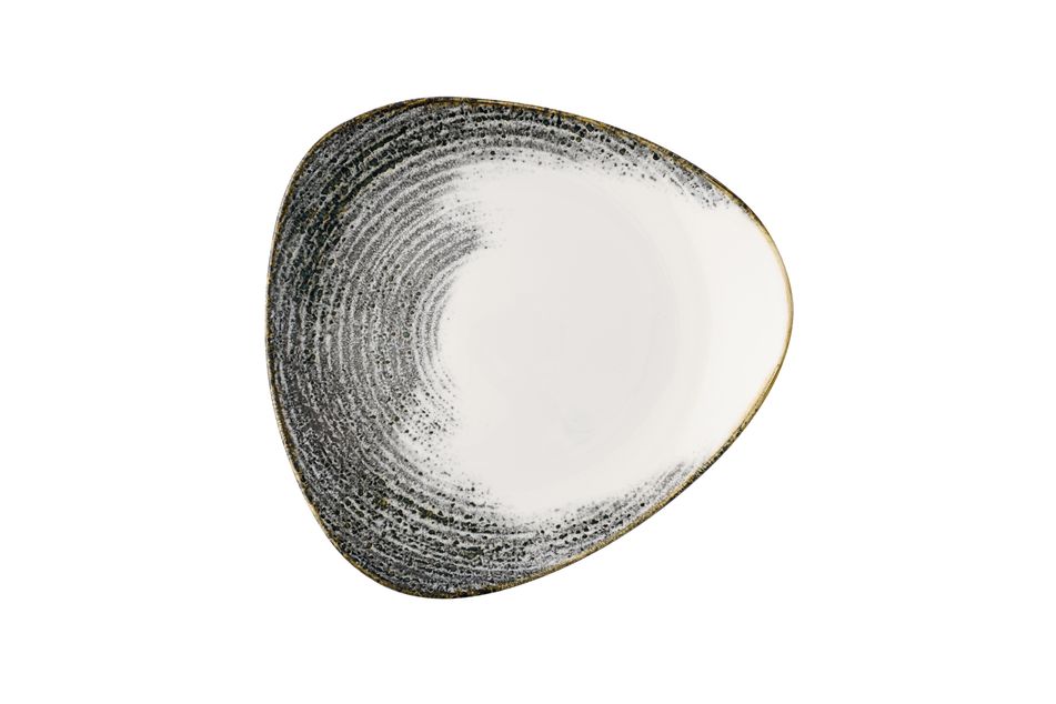 Homespun Accents Black Lotus Plate 28.5cm