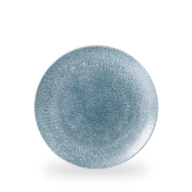 Raku Topaz Blue Evolve Coupe Tallerken 26Cm