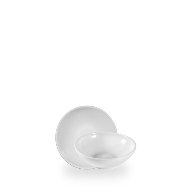 White Contour Shallow Bolle 13Cm