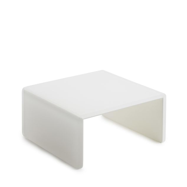Mealplak Low Square Buffet Nacryl White