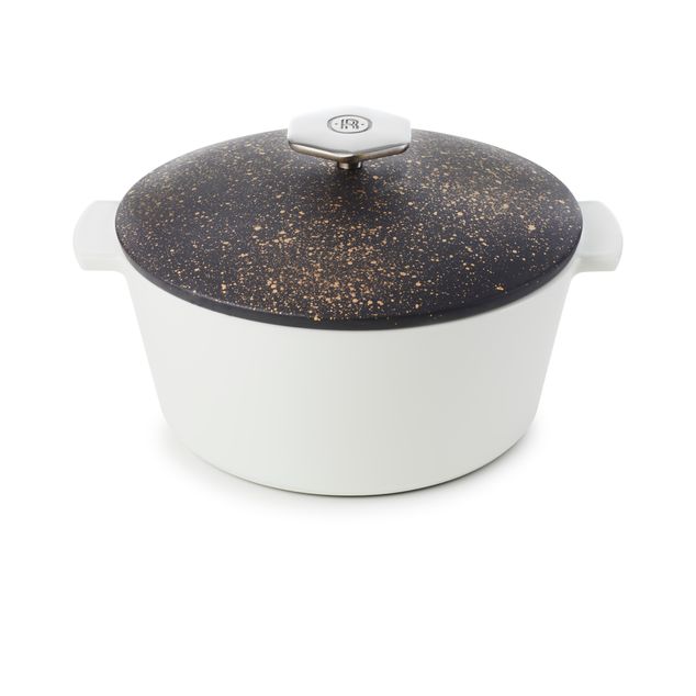 Revolution 2 Rund Cocotte 9''/22Cm Matt Slate Style Induction Cosmos G