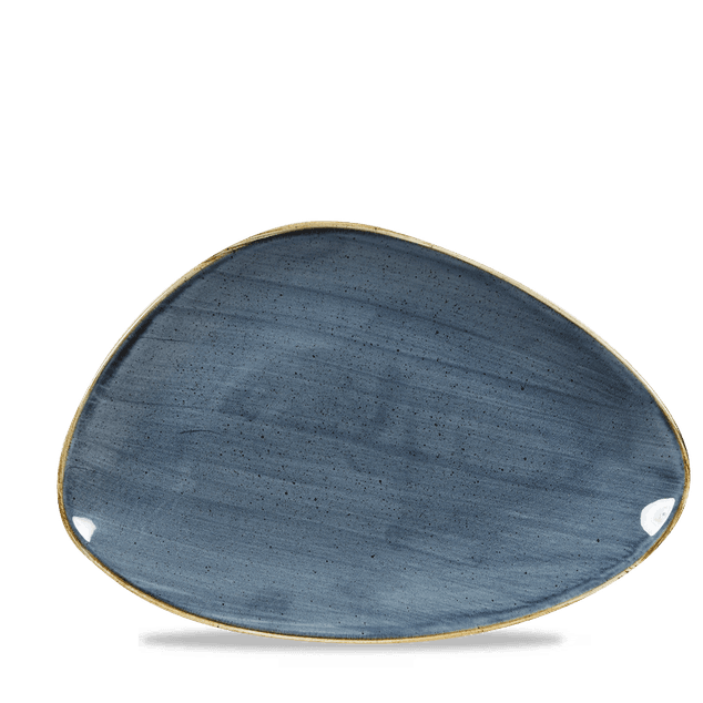 Stonecast Blueberry Triangle Chefs Tallerken 30.4 X 20.5Cm