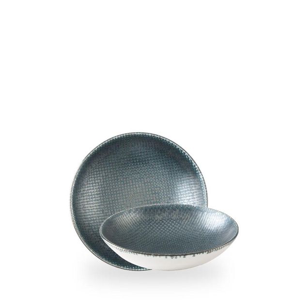 Astro Metallic Blue Evolve Coupe Bowl 18.2cm 42.6cl