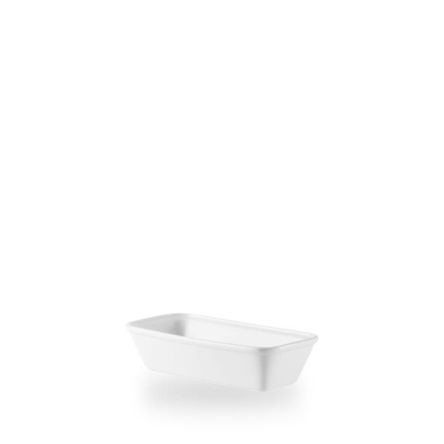 White Cookware Rectangle Baking Ildfast 12 X 25 X 6.2Cm