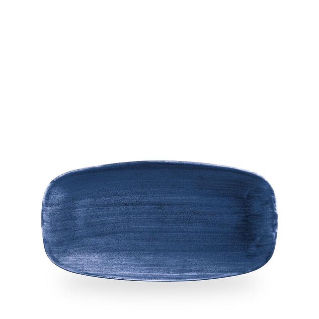 Stonecast Patina Cobalt Blue Chefs Oblong Tallerken 29.8 X 15.3Cm