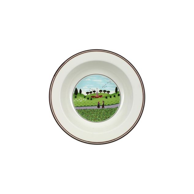 Design Naif Deep plate Meeting 22 cl 19,9 cm 390g