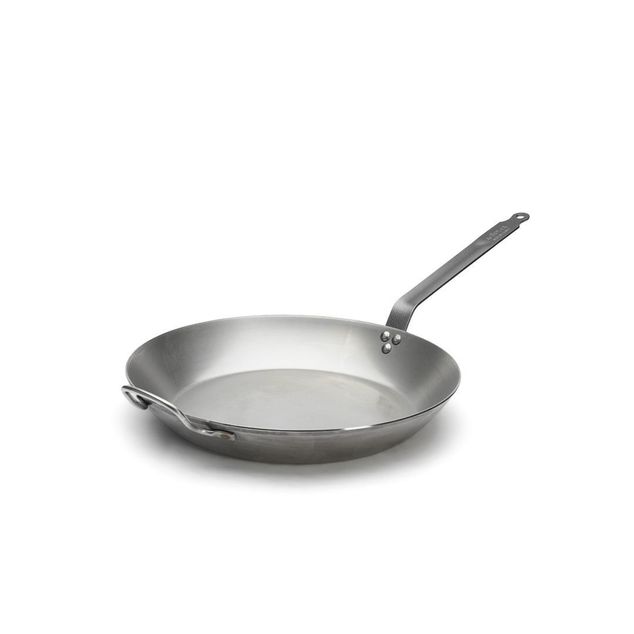 Steel Round Lyonnaise Frypan - Carbon