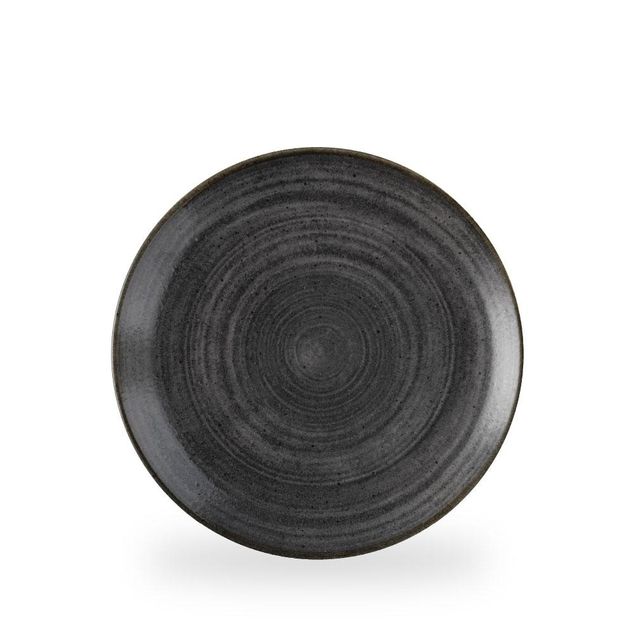 Stonecast Raw Black Evolve Coupe Tallerken 26Cm