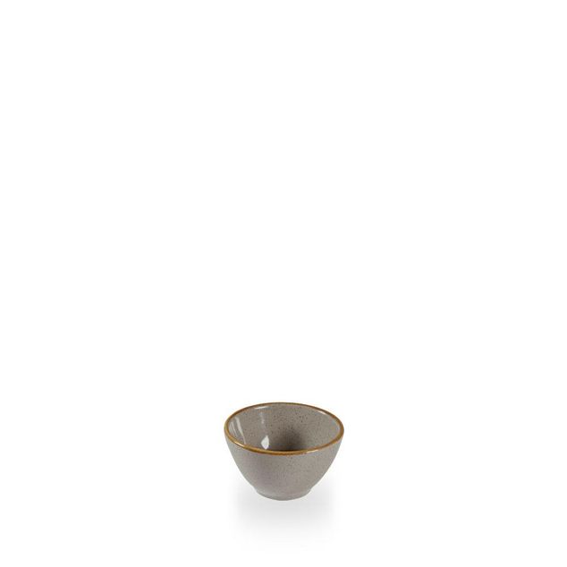 Stonecast Grey Dip Pot 8.5Cm