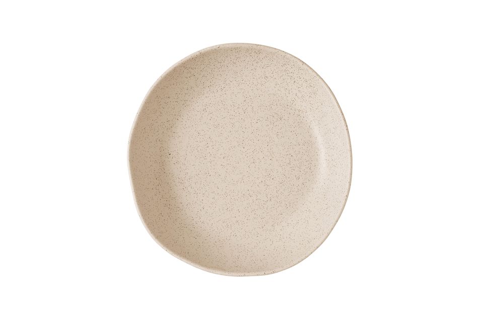 Stonecast Nutmeg Cream Natural Organic Deep Bowl * 25cm H:4.5cm 116cl