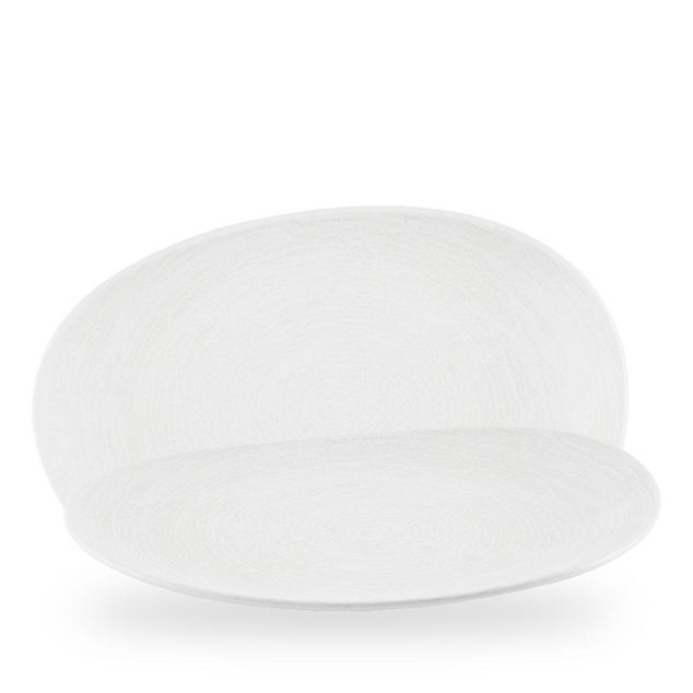 Inked Elements Ice / Opal Platter  / 34.5cm