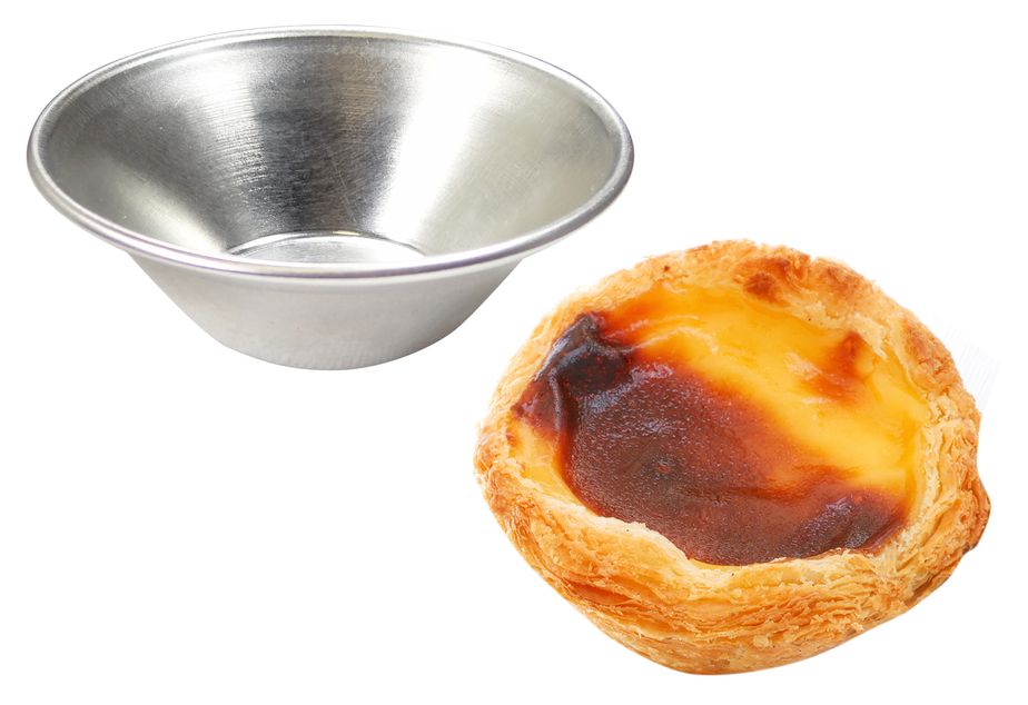 GOBEL Tin plate pasteis de nata mould - Ø70 mm h 20 mm