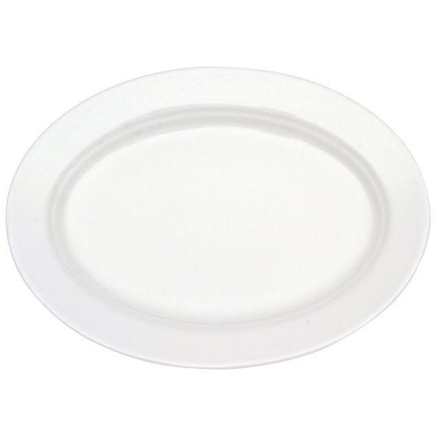 Corpo white Oval pickle dish 210x170mm