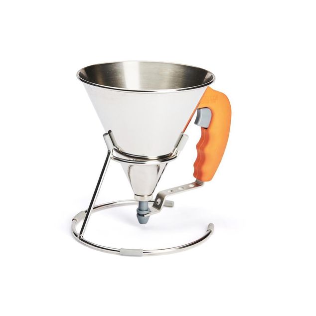 Mini Piston Funnel 0.8 Liter - Orange