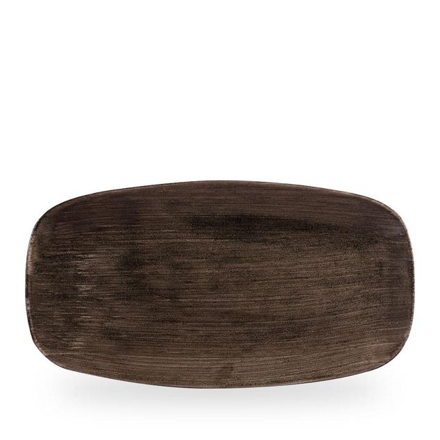 Stonecast Patina Iron Black Chefs Oblong Tallerken 35.5 X 18.9Cm